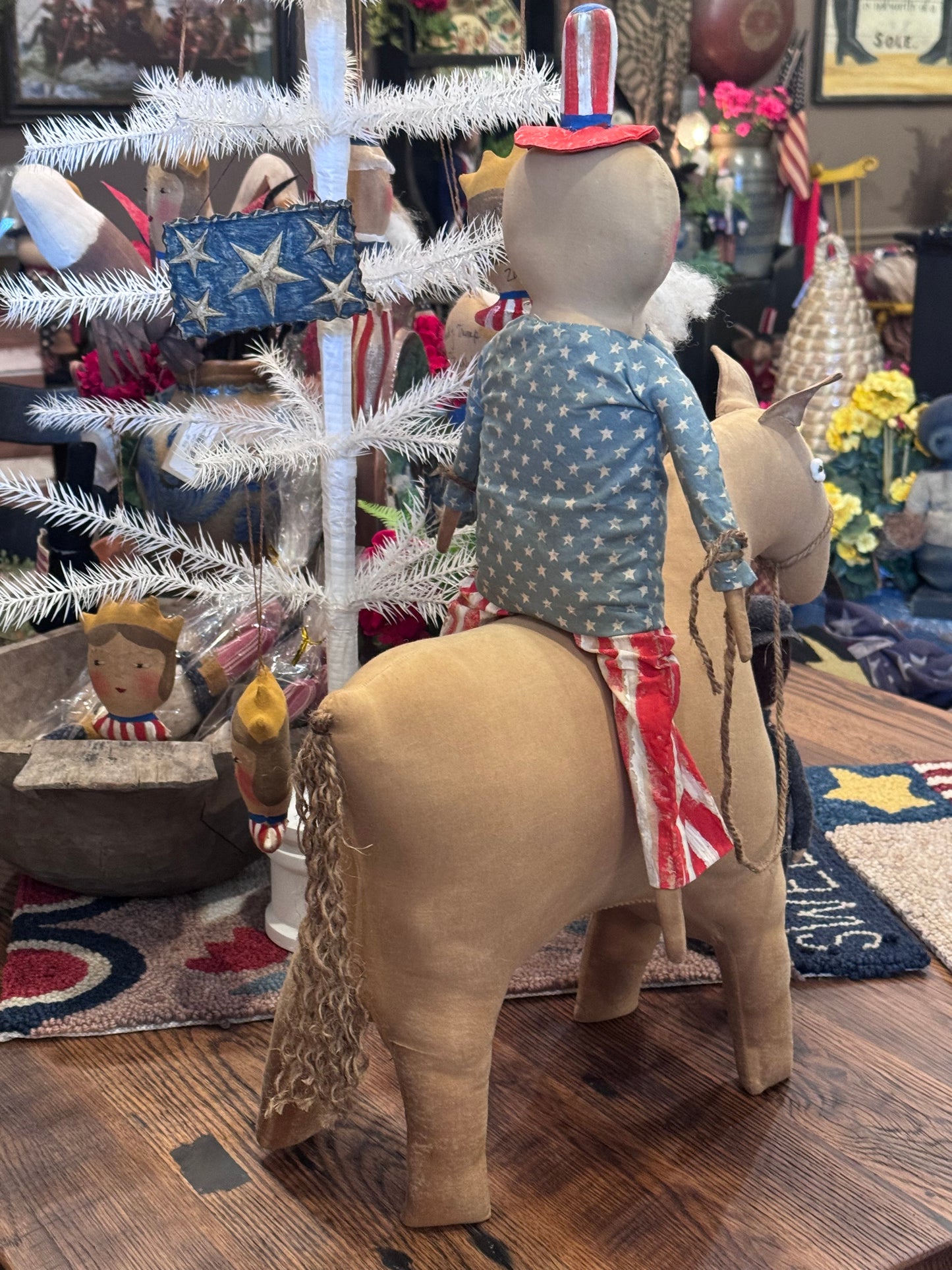 Uncle Sam Riding a Horse