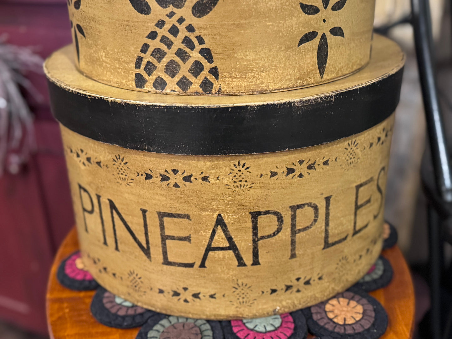 Pineapple Stacked Boxes