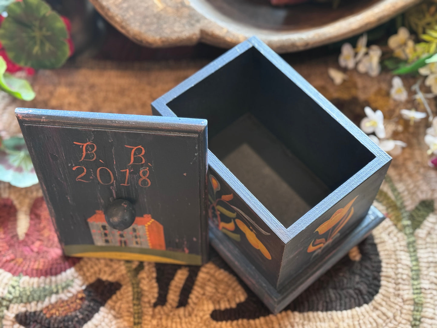 Primitive Style Recipe Box