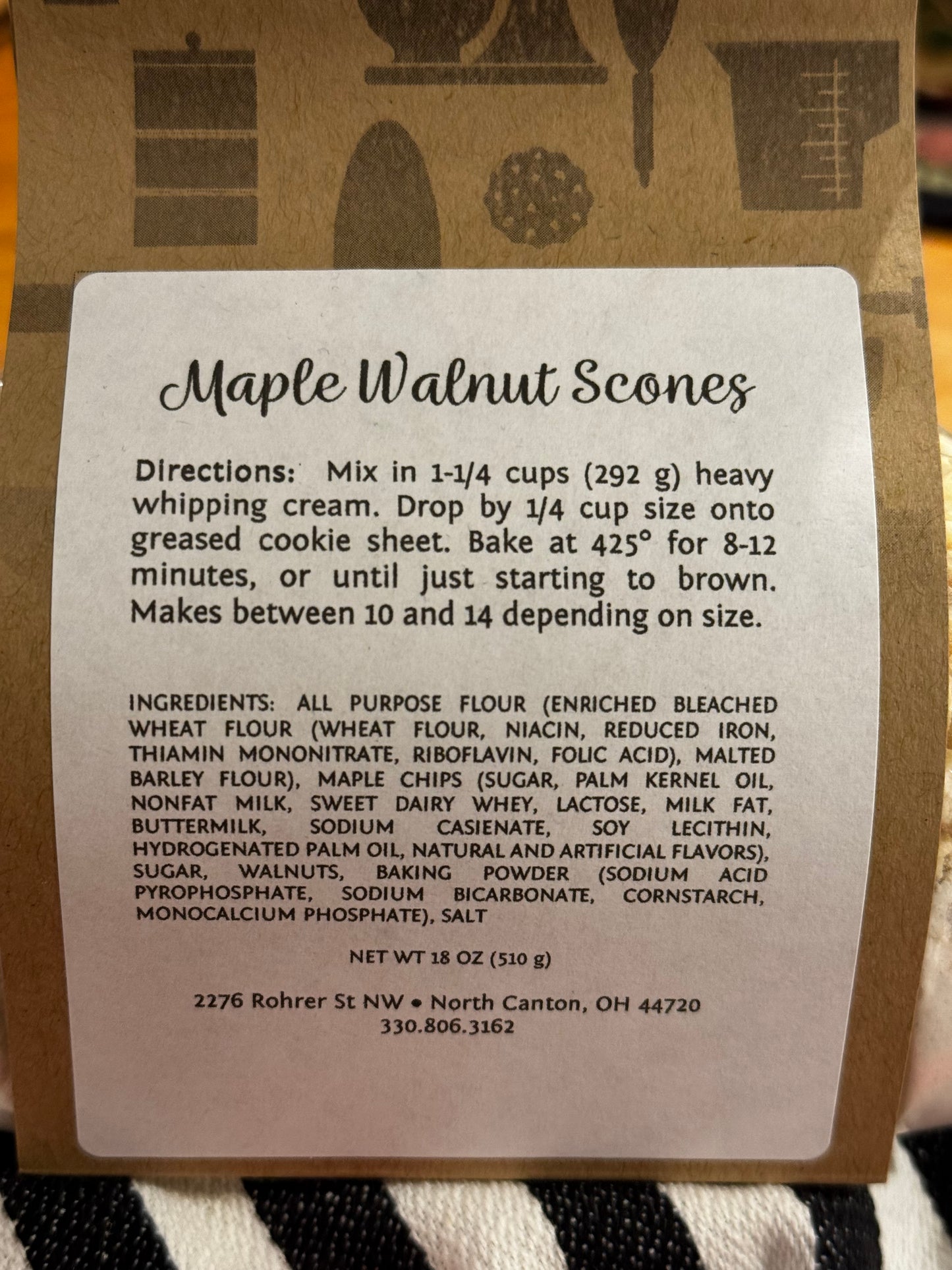 Maple Walnut Scones from Scratch