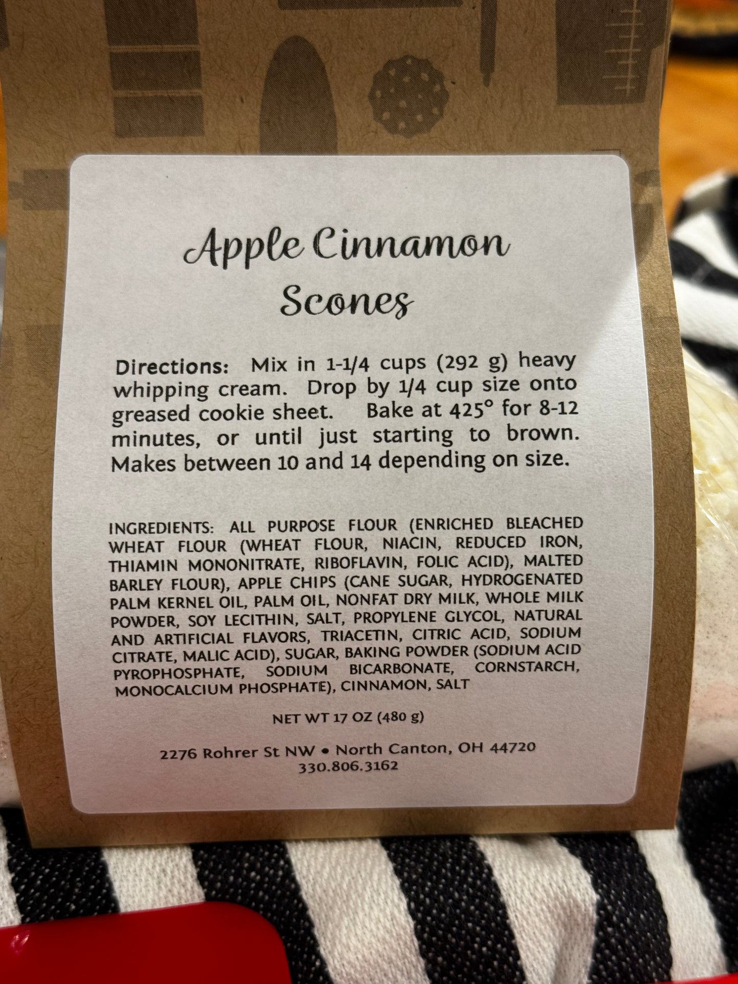 Apple Cinnamon Scones from Scratch