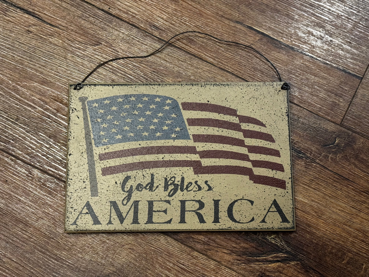 God Bless America Sign