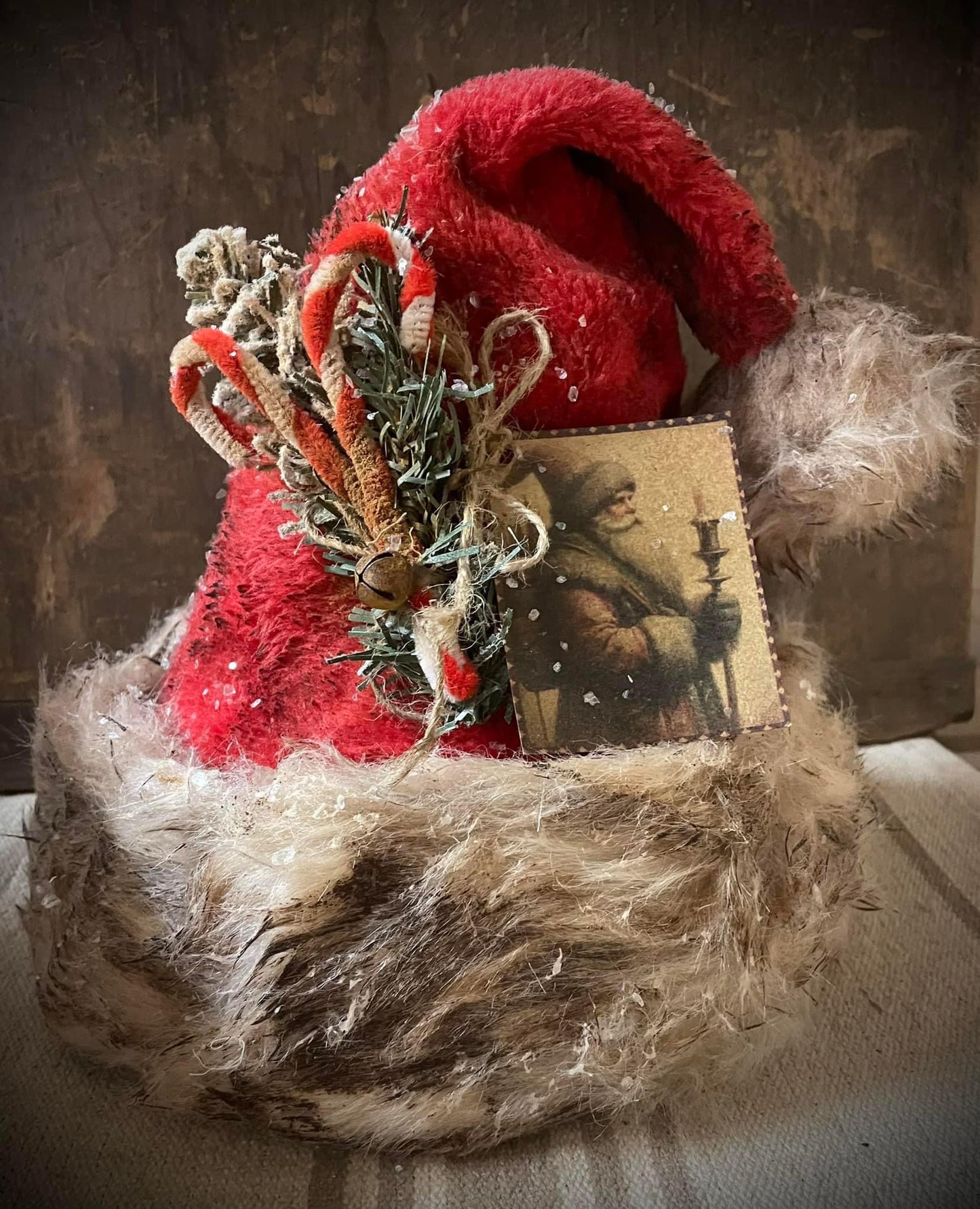 Stuffed Santa Hat & Gloves SALE