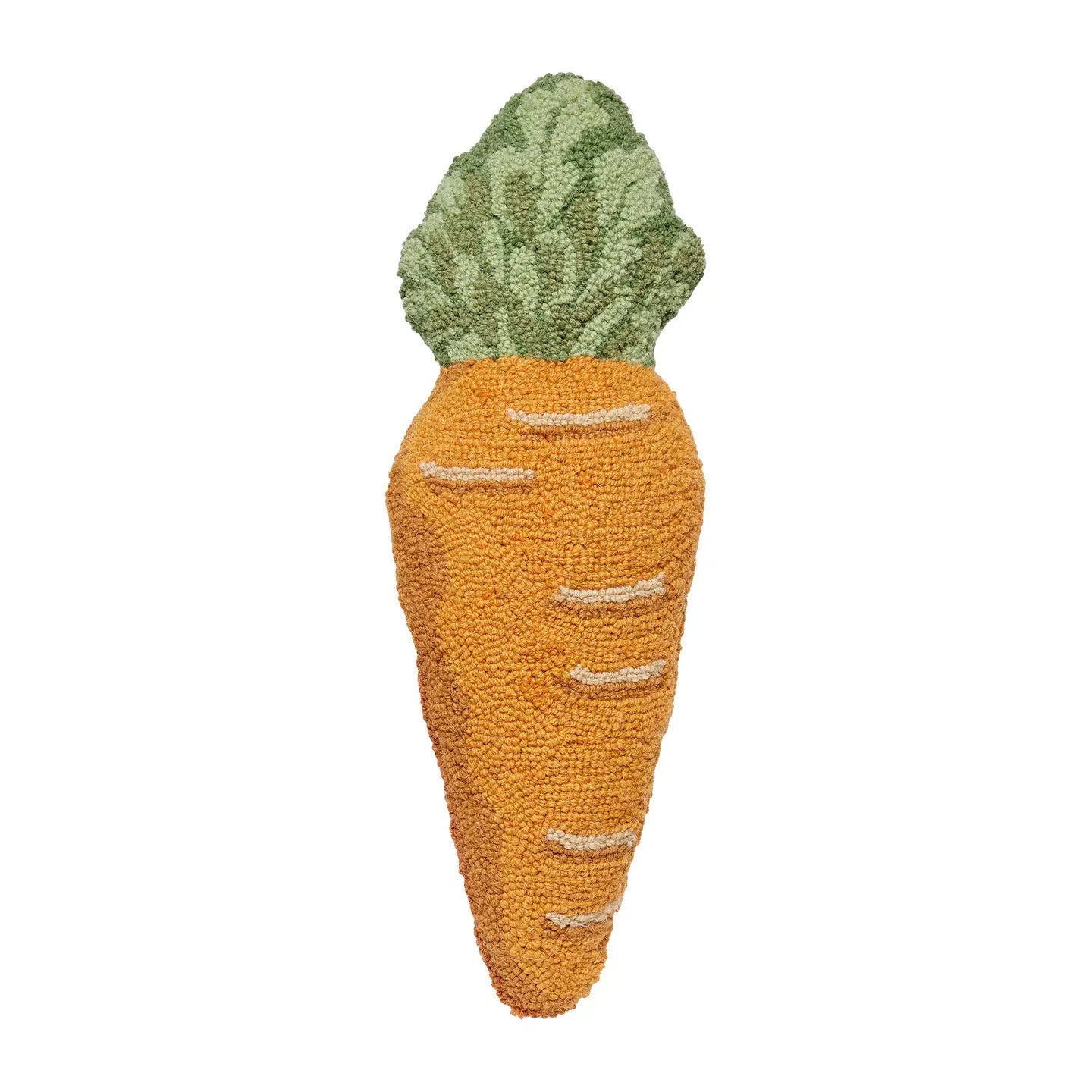 Carrot Hooked Pillow