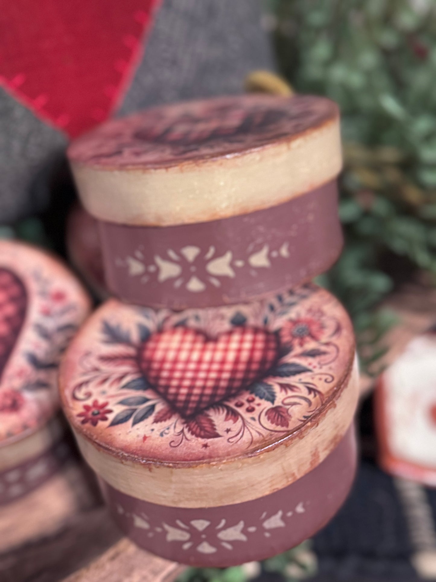 Papier-mâché Heart Boxes Valentine’s Day