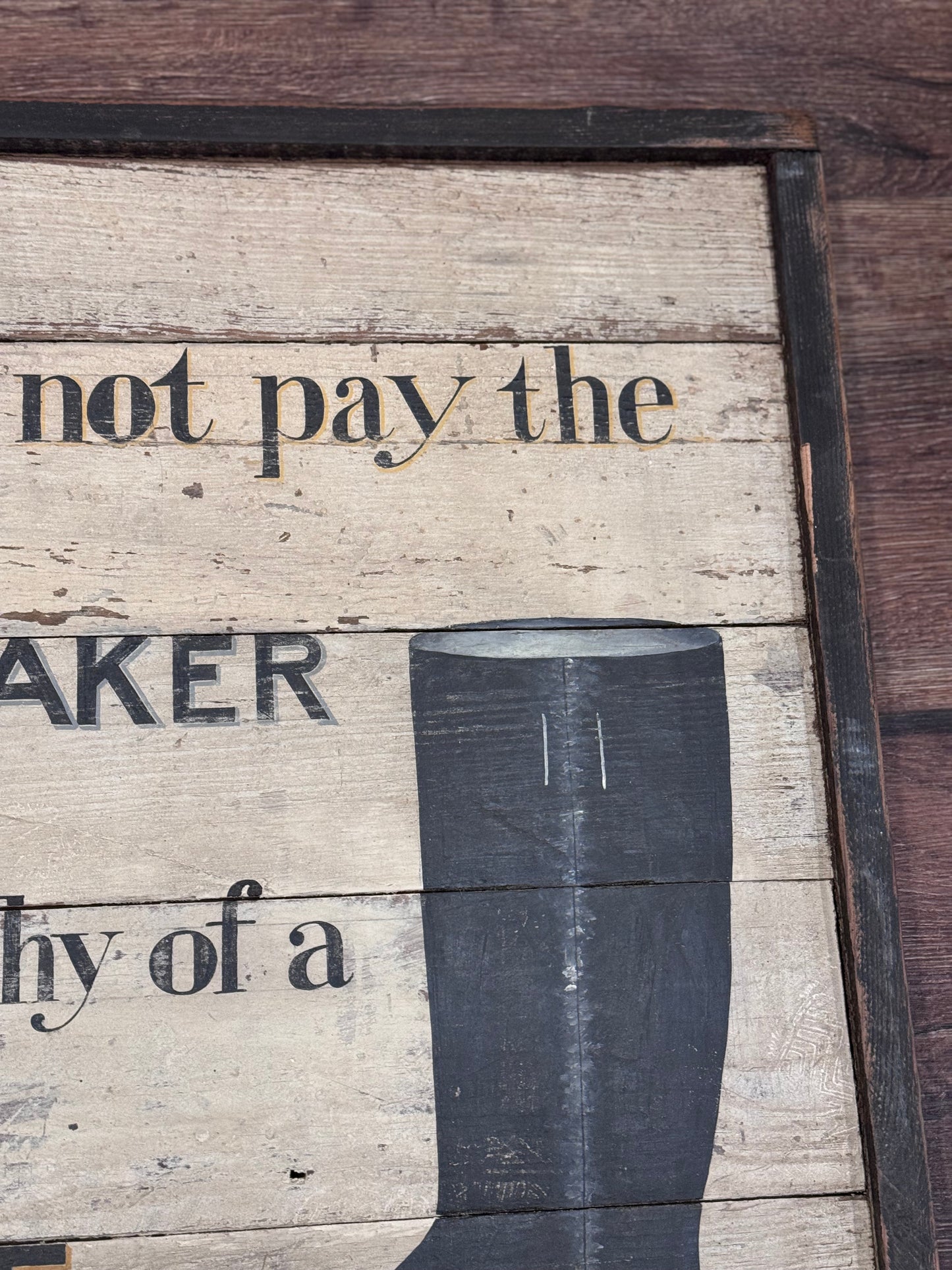 Shoe Maker Tavern Sign