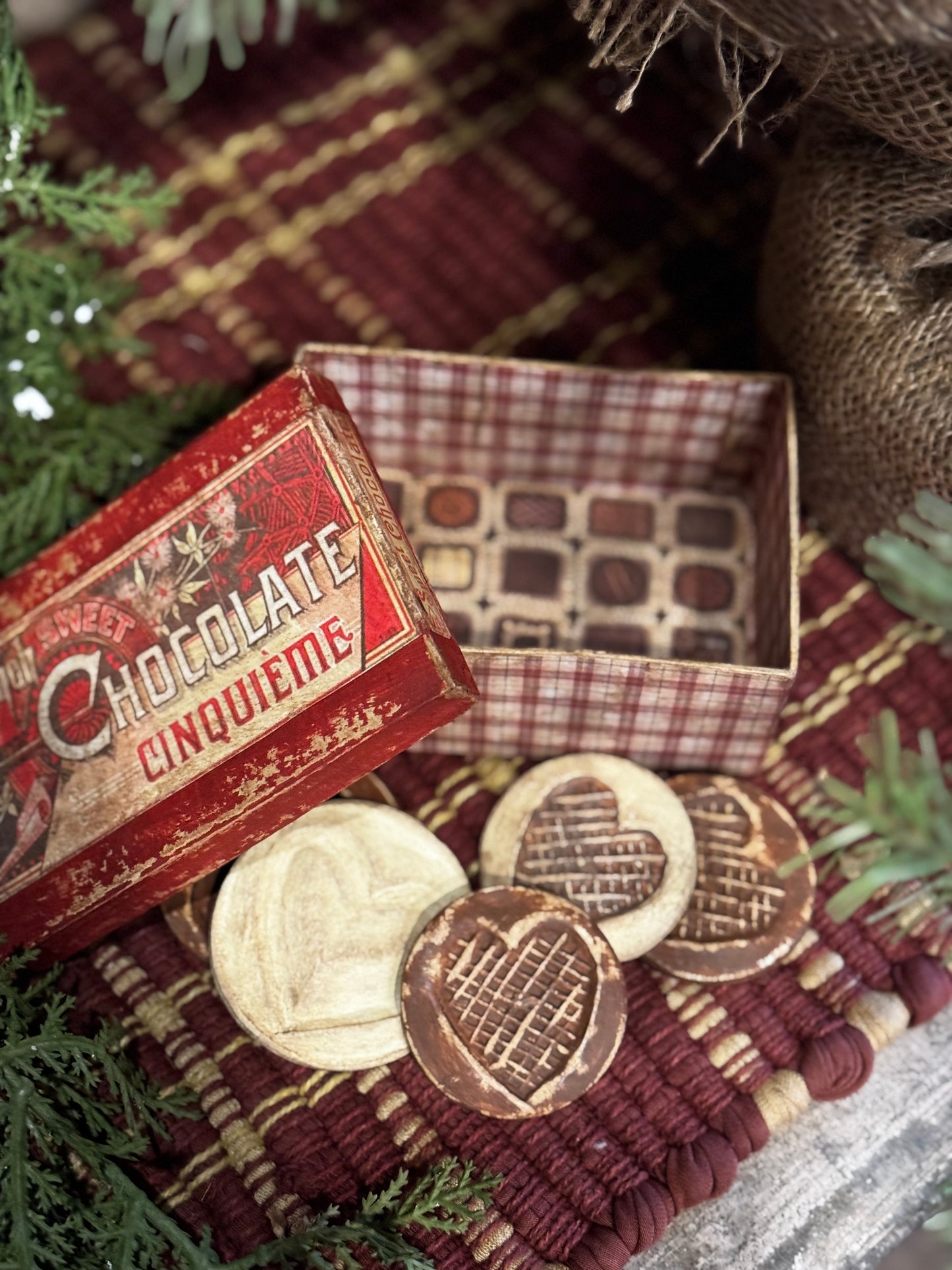 Clay Valentine’s Day Ornaments & Boxes