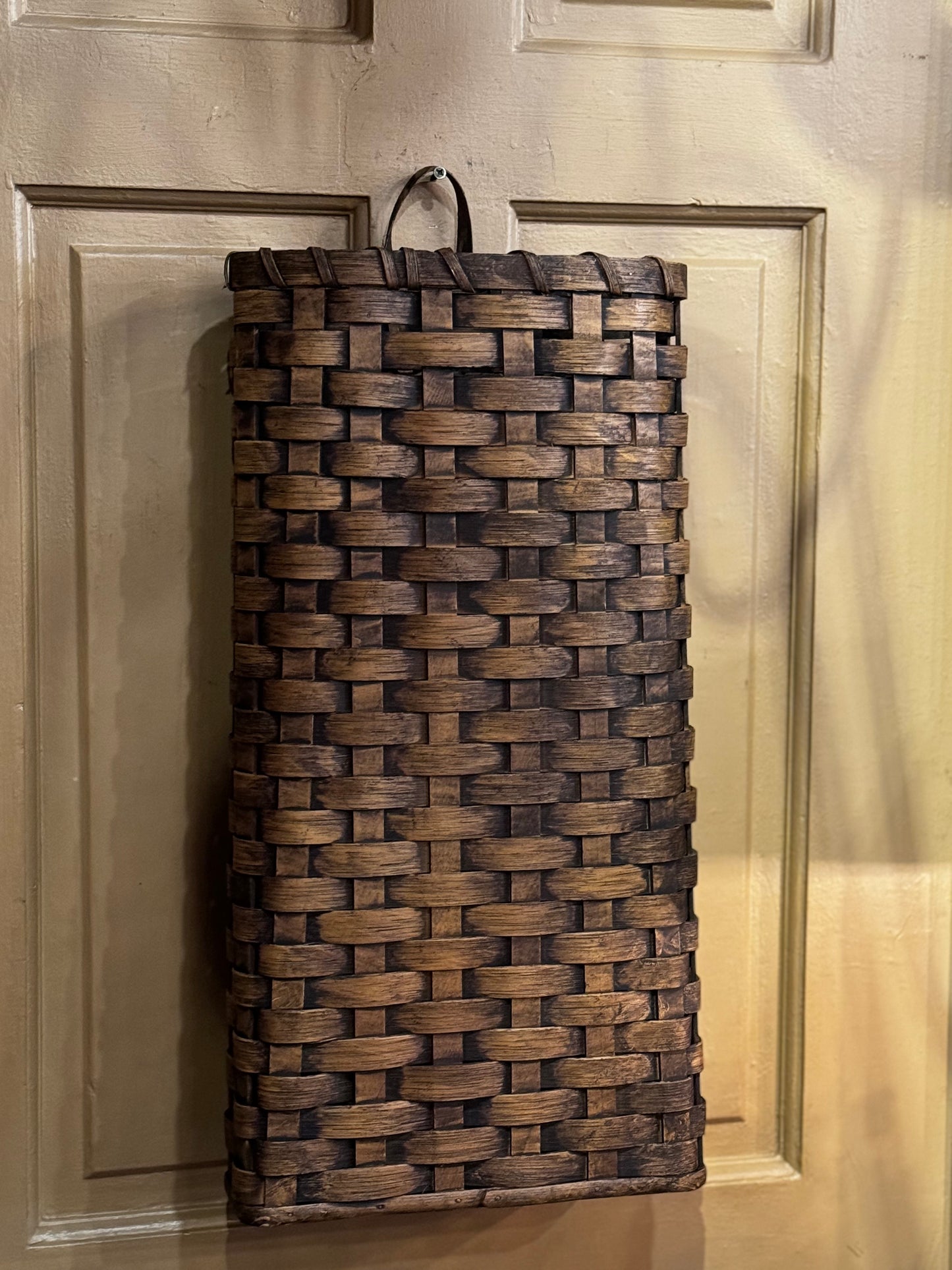 Primitive Large Door or Floor Basket