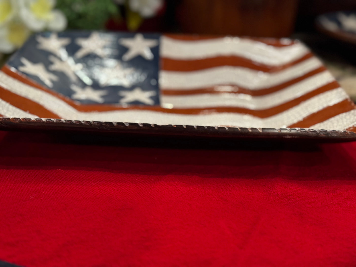 Flag Platter David T Smith Summer