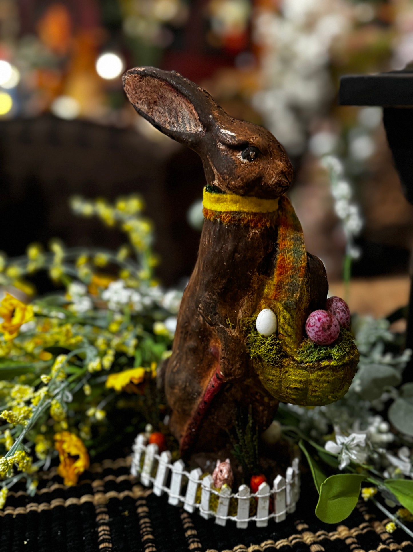 Krisnick Chalkware Brown Bunny