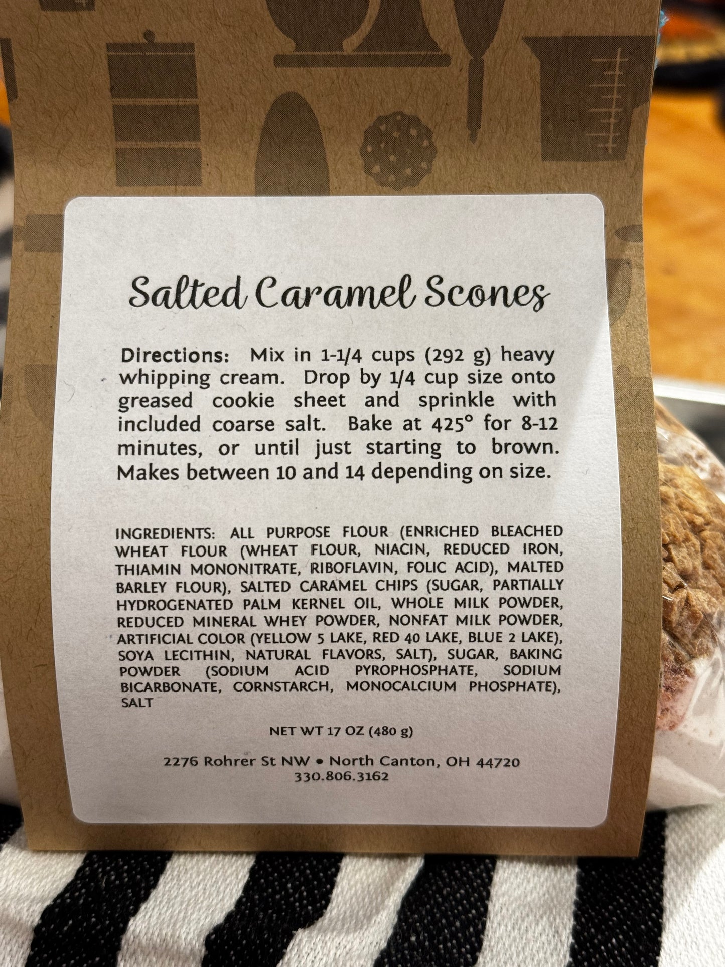 Salted Caramel Scones From Scratch