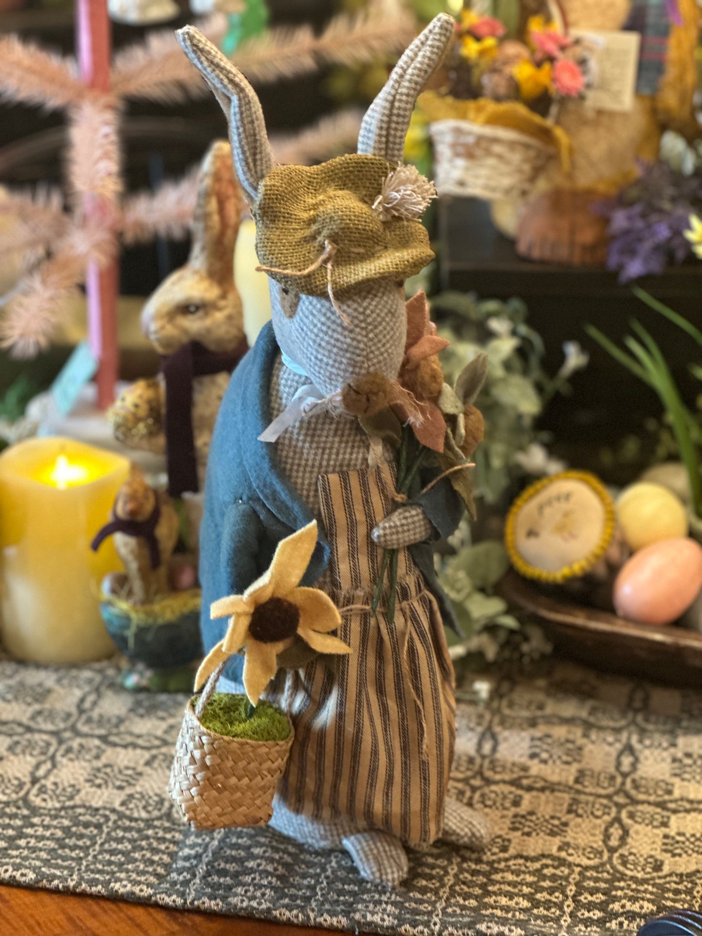 Handmade Wool Bunny Dolls