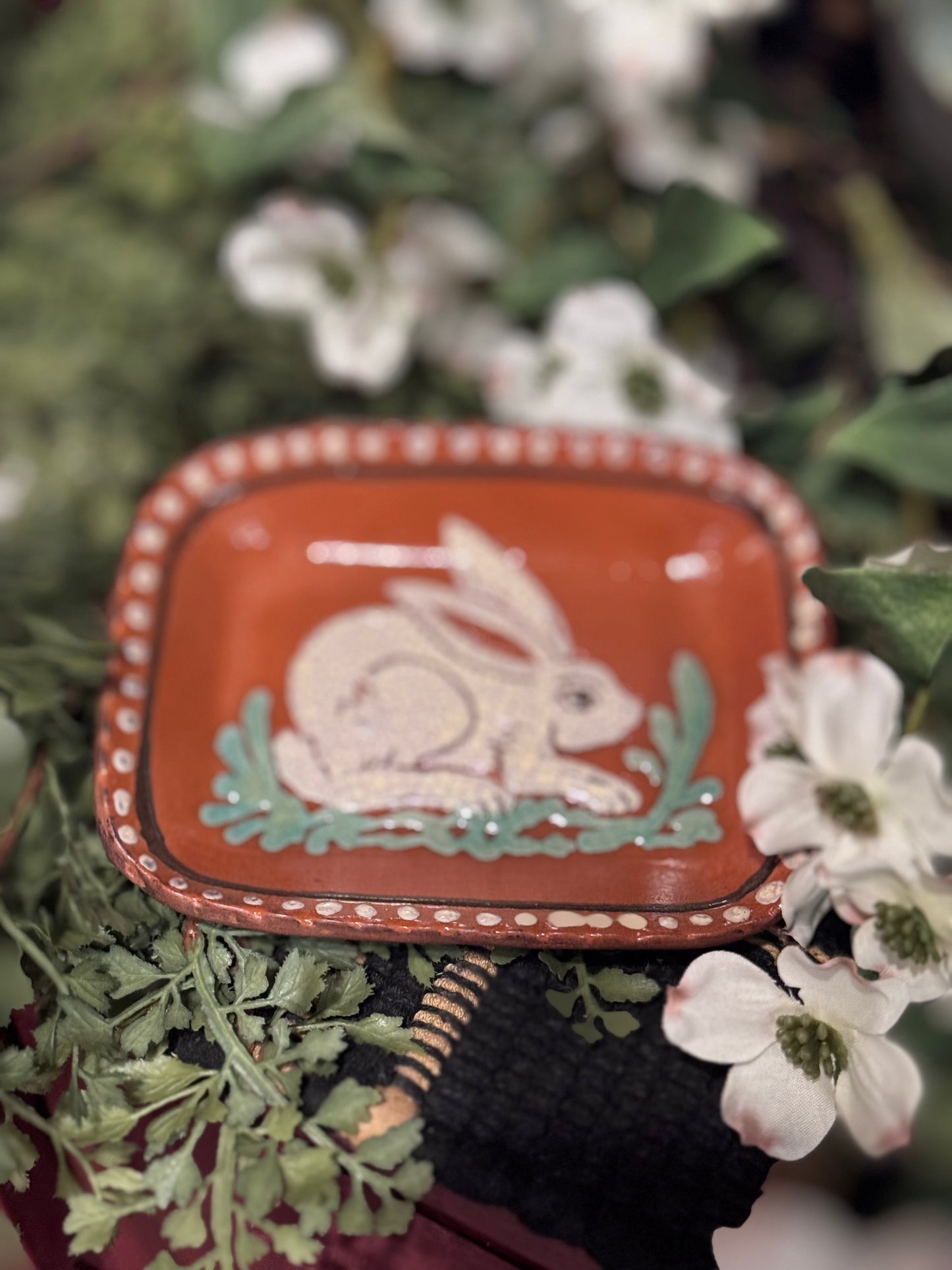 Small Bunny Plate David T Smith