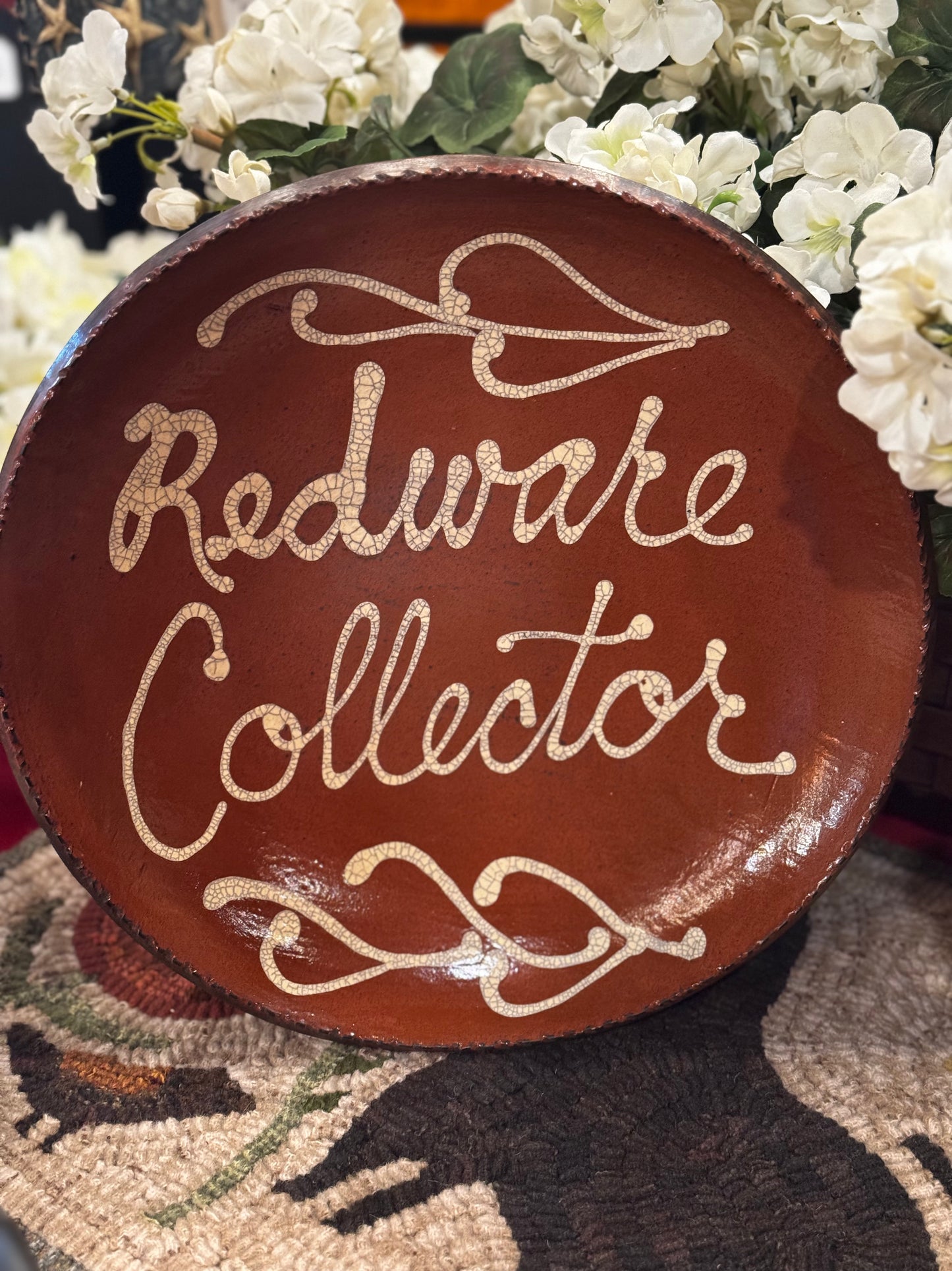 Redware Collector Plate David T Smith