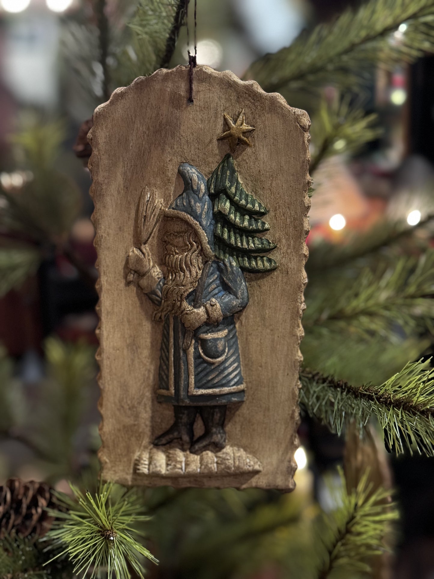 Vintage Winter Boxes & Clay Ornaments