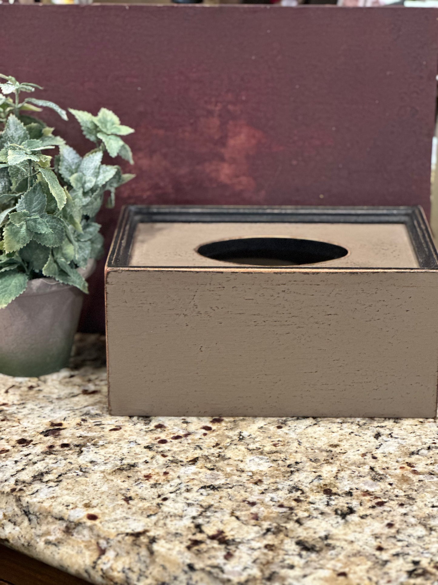 David T Smith Tissue Box