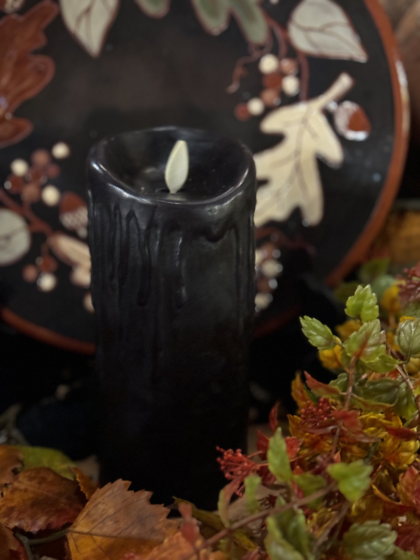 Black Luminara Candles