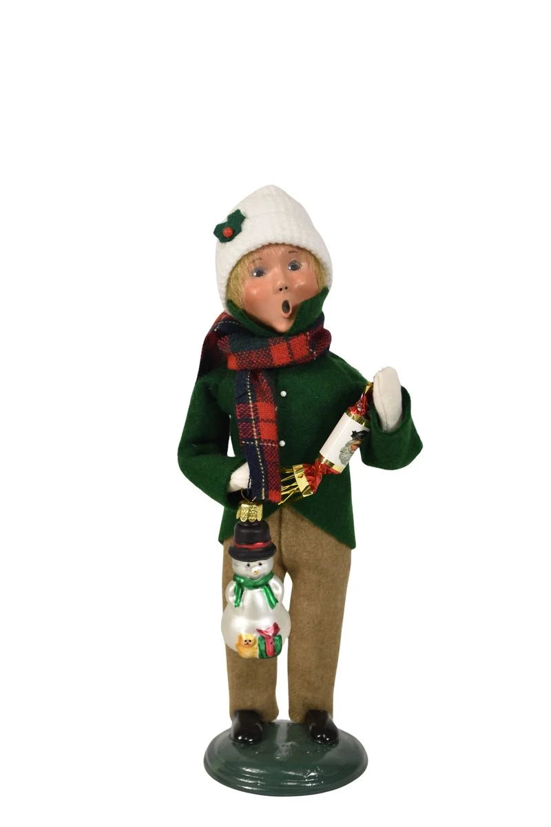 Byers’ Choice Ornament Family Boy Winter