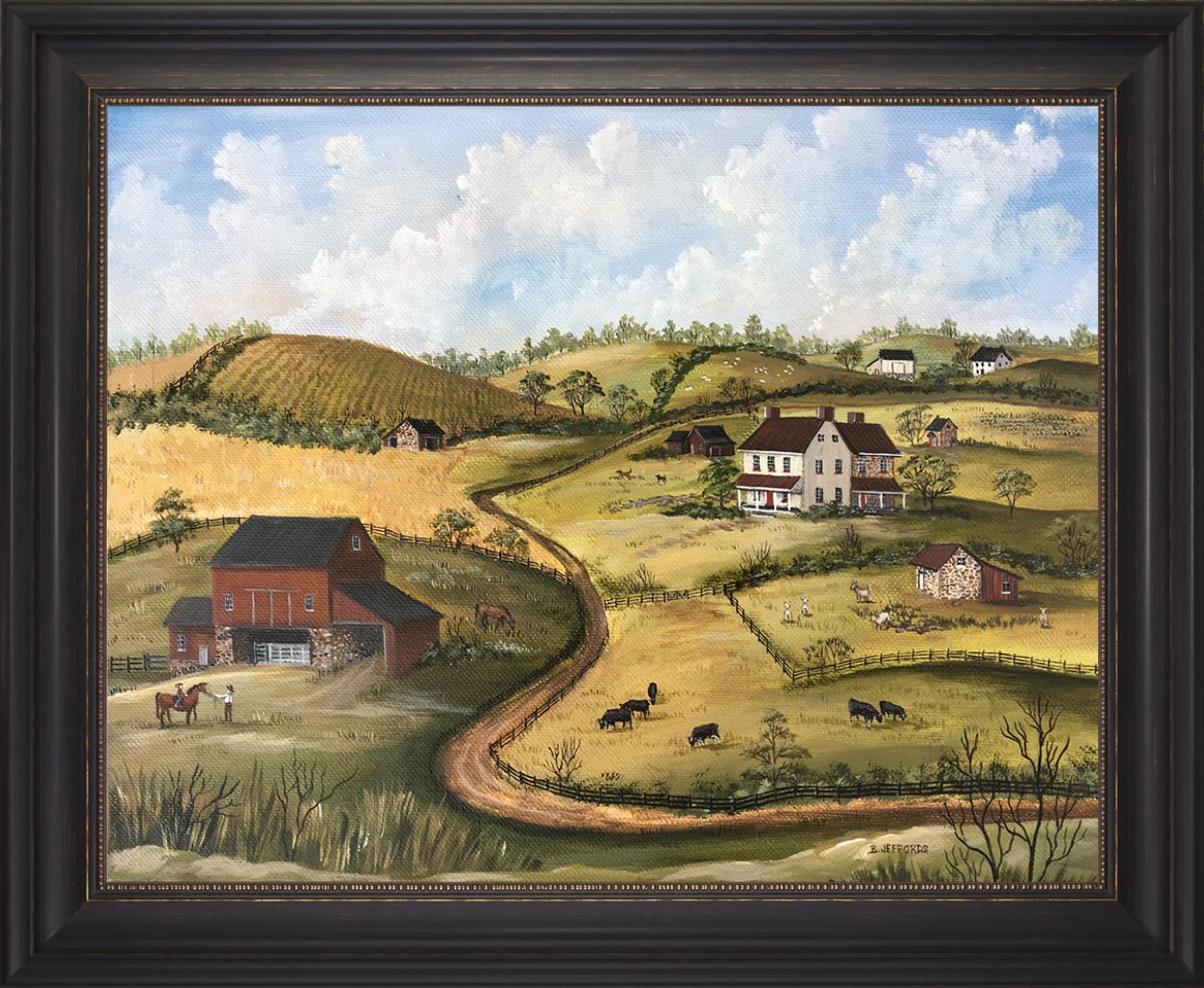 Daddy’s Girl Riding Print Framed Art