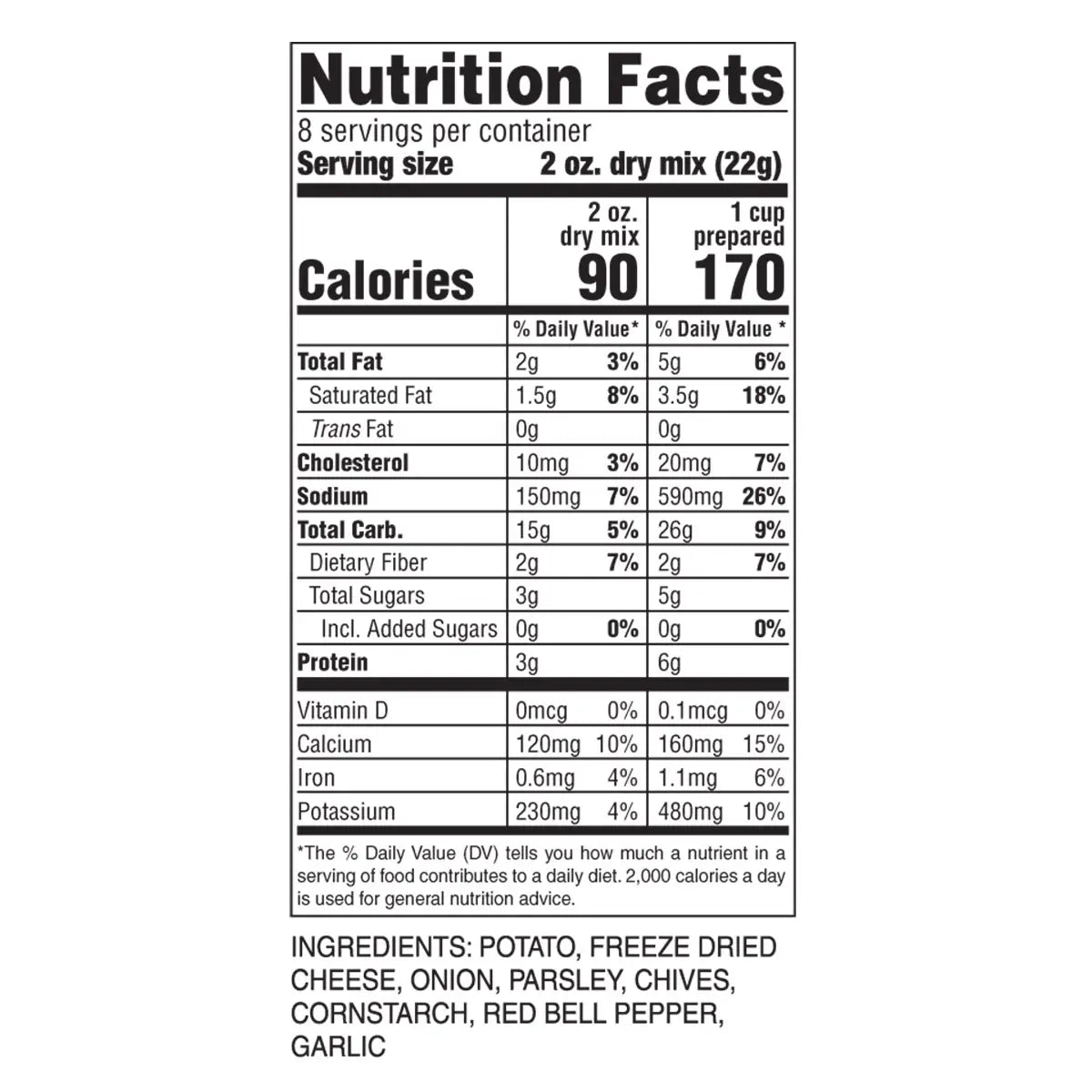 Potato and Cheese Soup Mix