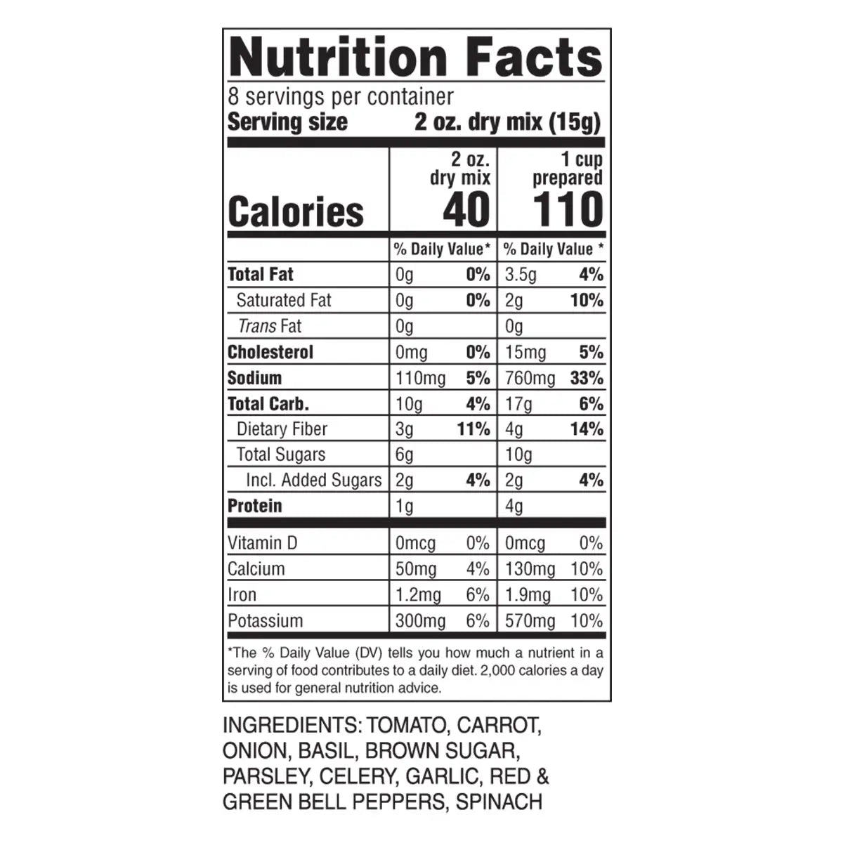 Tomato Basil Bisque Soup Mix