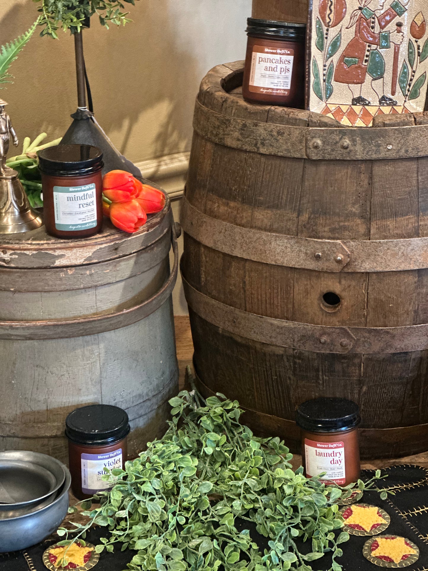 The Sunday Collection by Slower Days Co. (Coconut Soy) Crossroads Candles