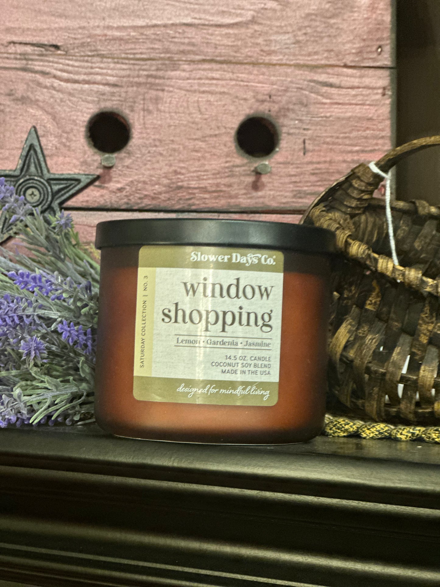 Coconut Soy 14.5oz Jar Candles by Slower Days Co. & Crossroads Candles