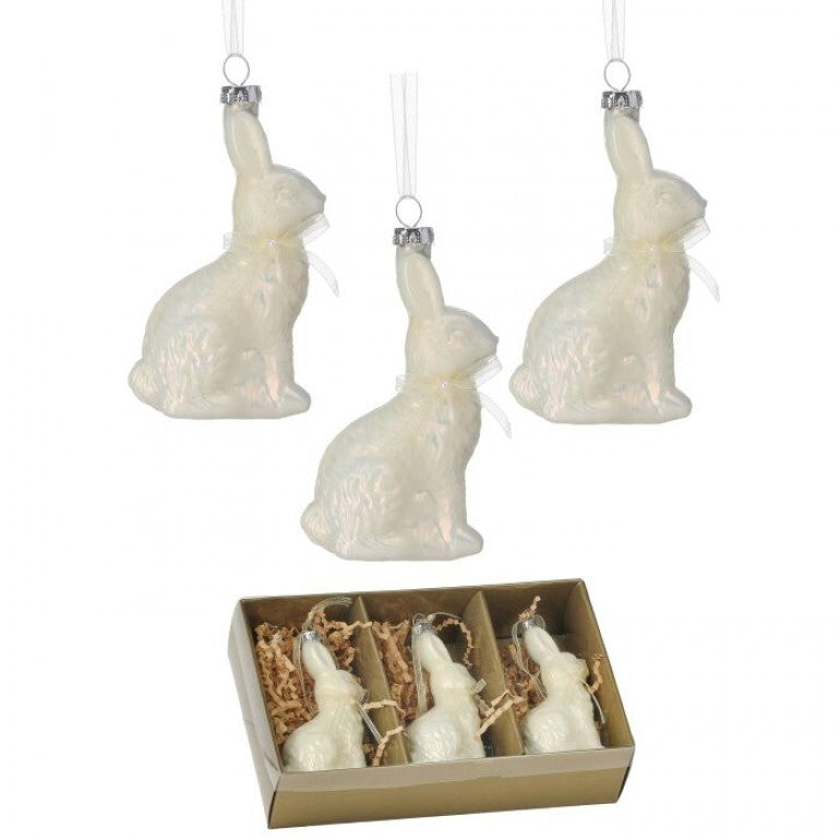 Faux Chocolate Bunny Ornaments