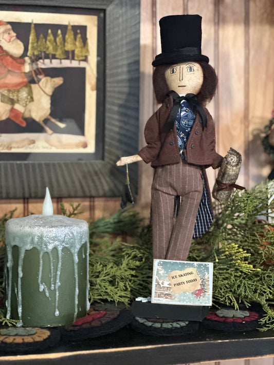 Cat Lady Christmas Dolls