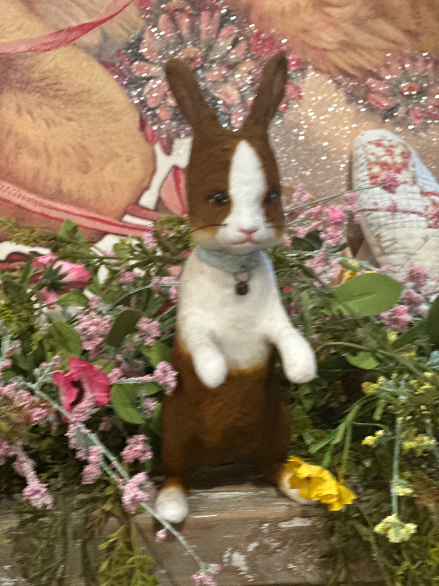 Craig Yenke Brown and White Bunny