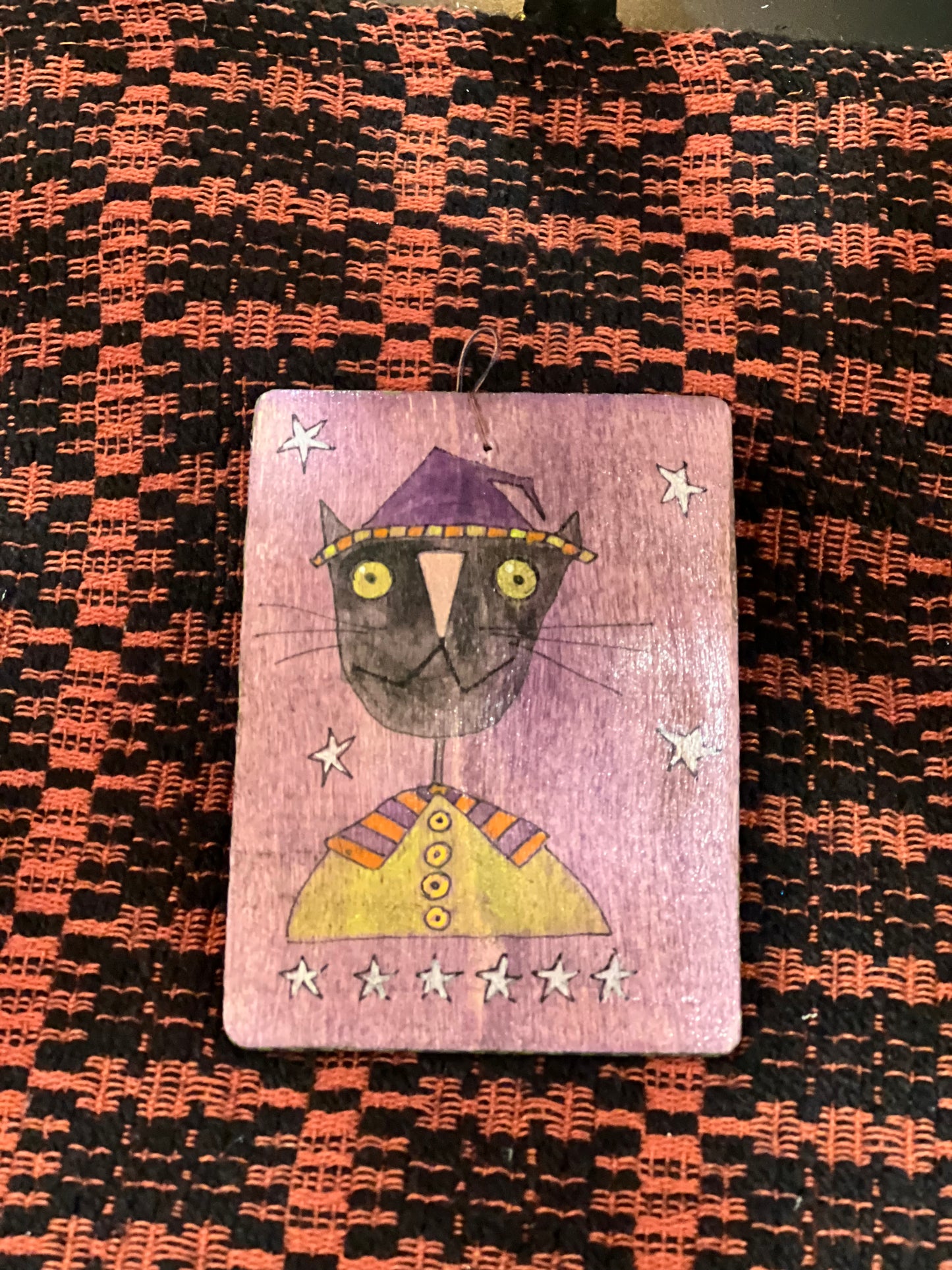 Folk Art Halloween Ornaments