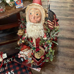 Krisnick Handmade Santa in Sleigh Winter