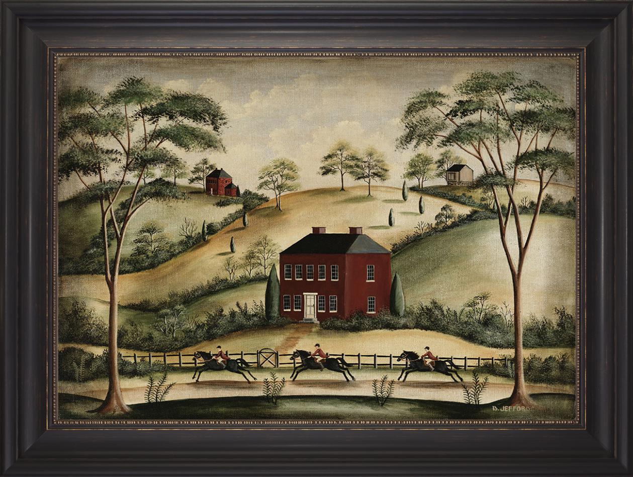 To the Hunt Print Framed Art