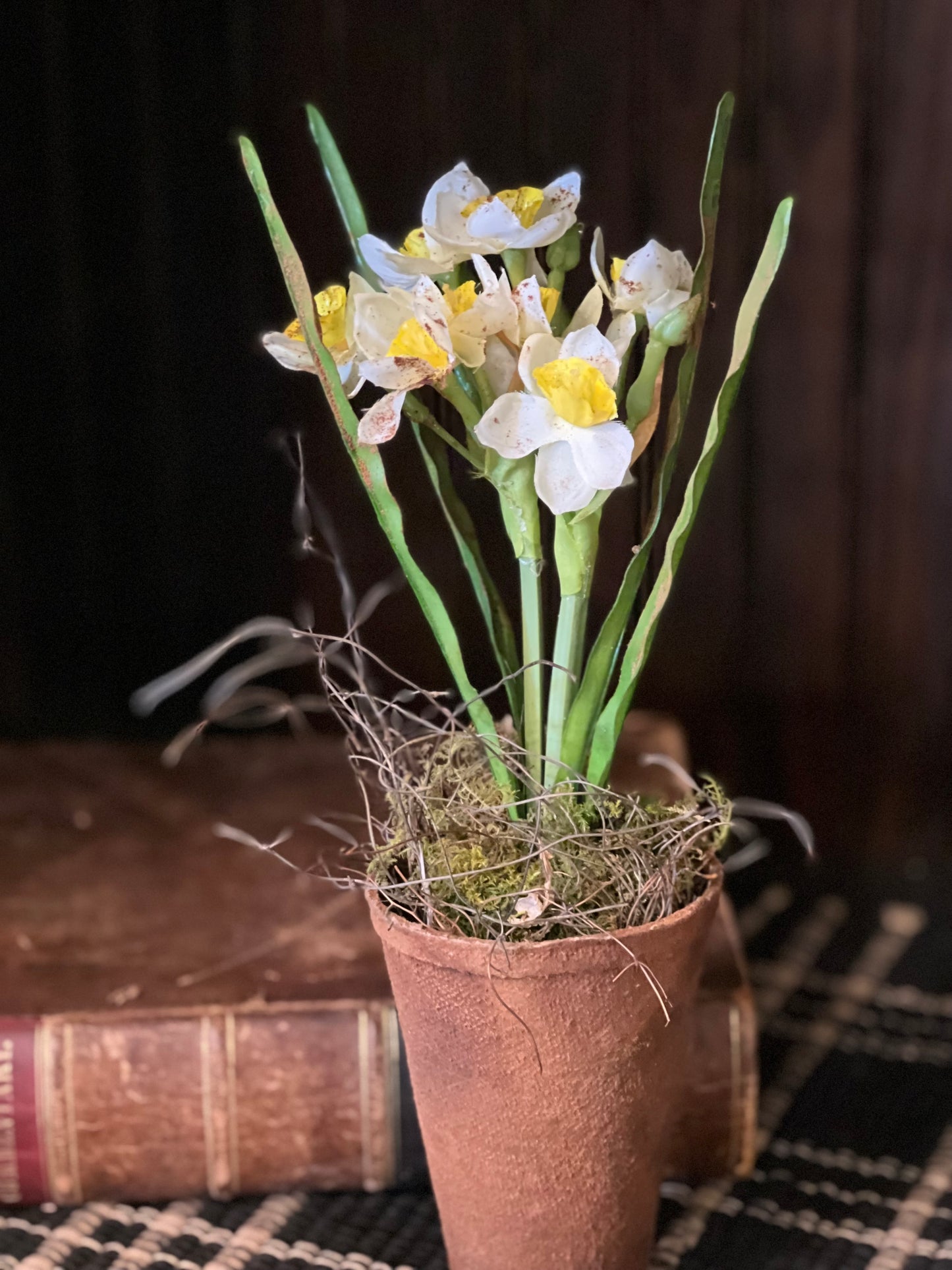 Spring Primitive Pot