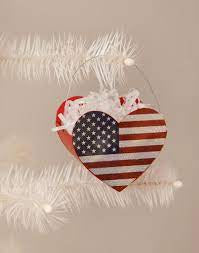 Heart of Americana Bucket Ornament