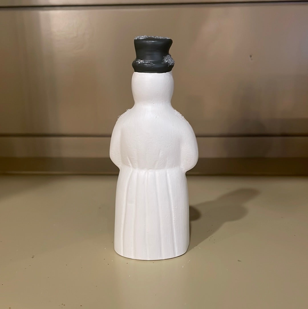 Stone Ridge Chalkware Snowman Winter
