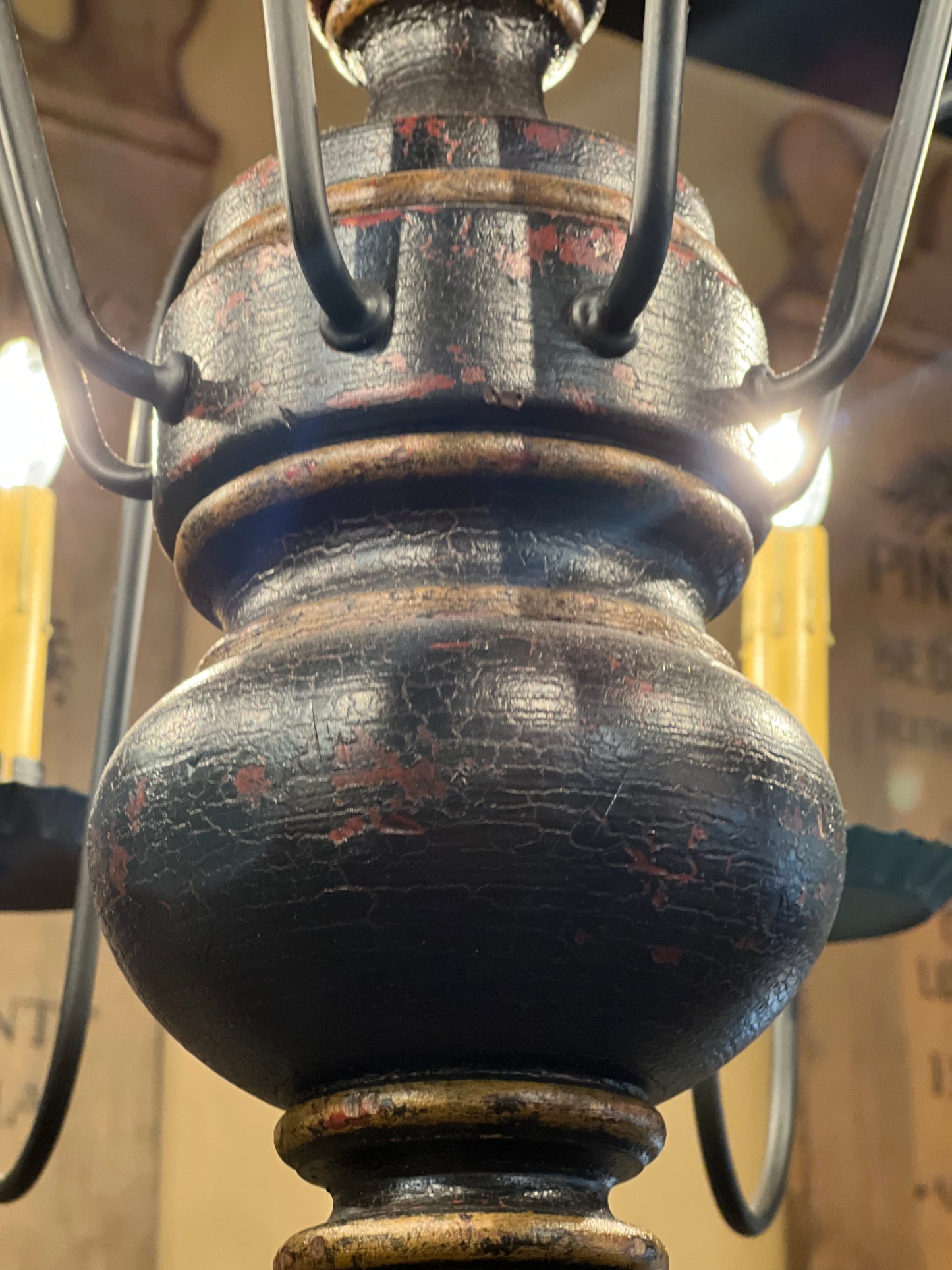 Katie’s Frederick Wood Chandelier