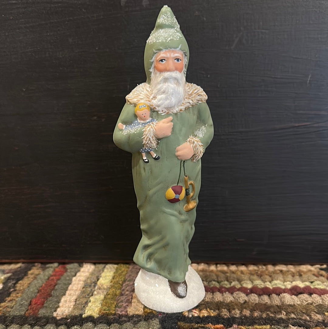 Stone Ridge Chalkware Pere Noel Winter