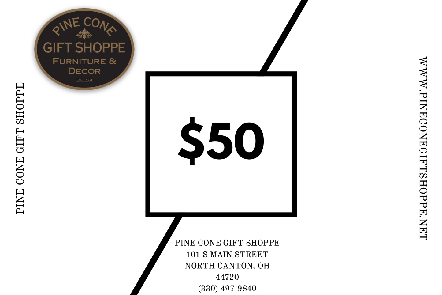 Gift Cards - Plastic for In-store Shopping