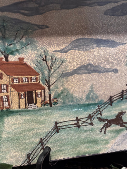 Farm Scene Platter David T Smith