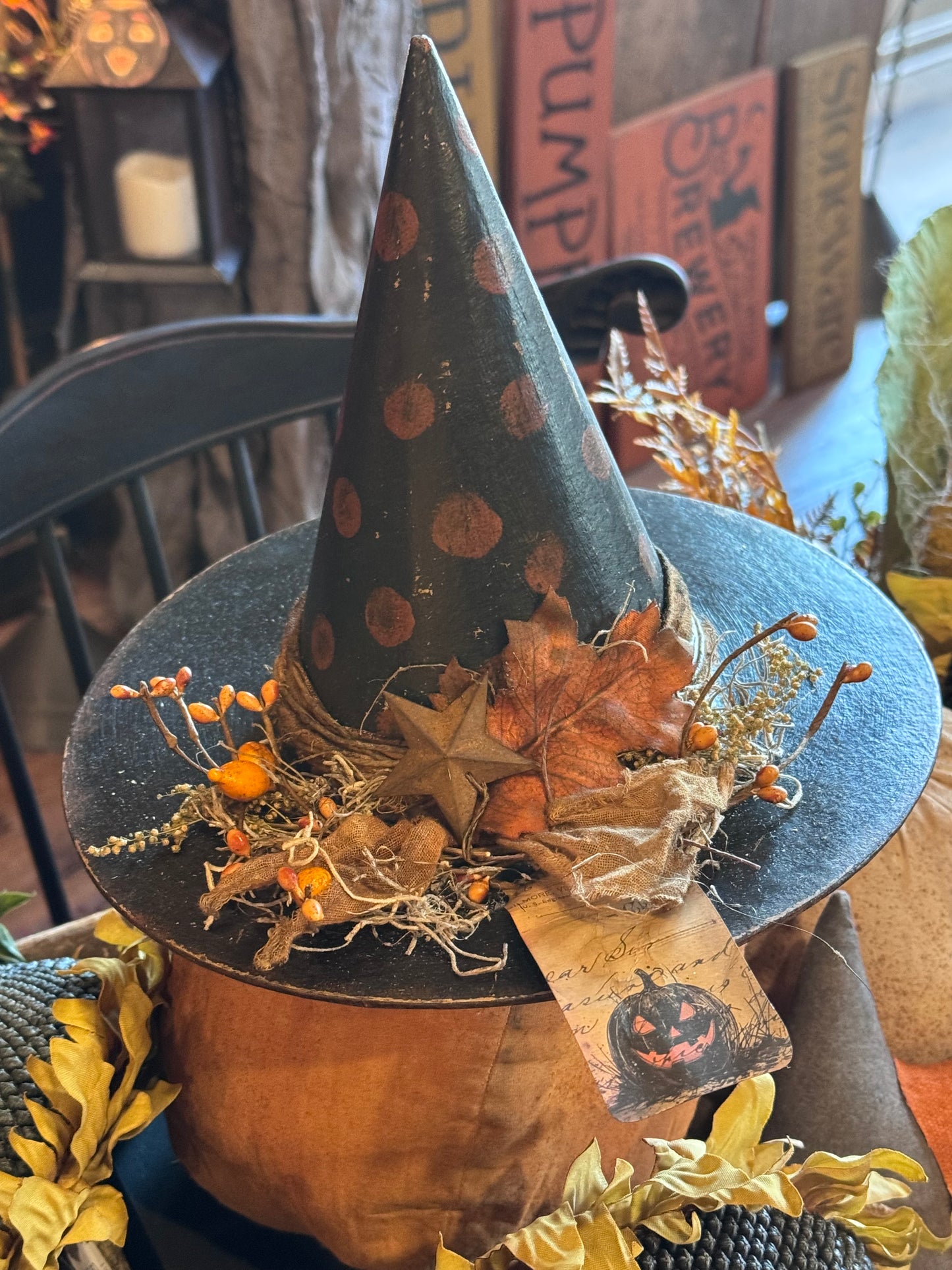 Papier-mâché Witches Hats