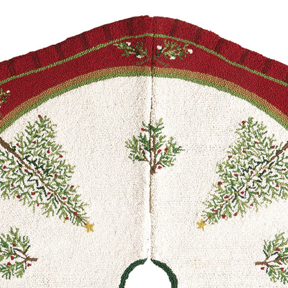 Holiday Pine Hook Treeskirt - Sally Eckman Roberts