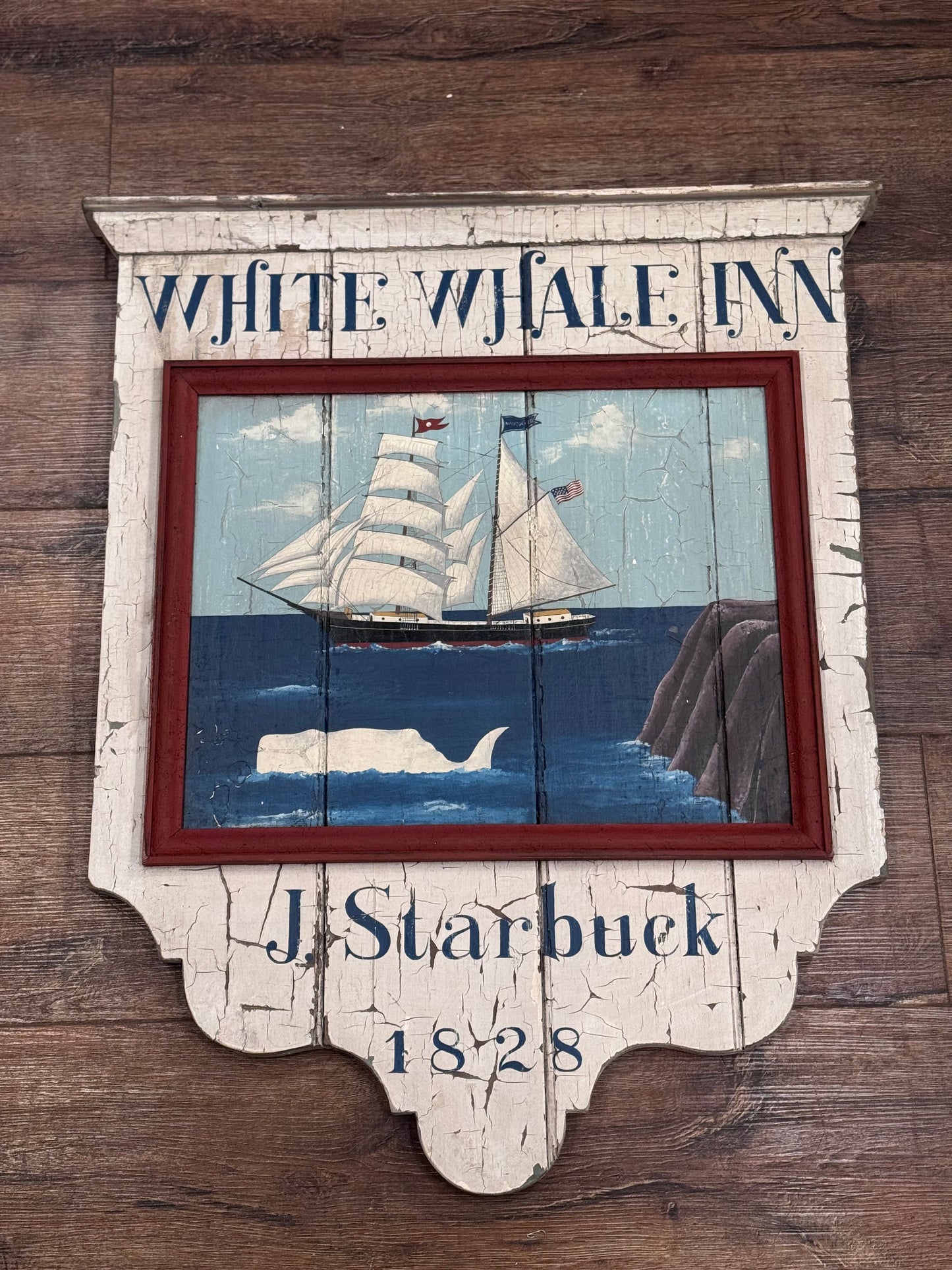 White Whale Inn Tavern Sign
