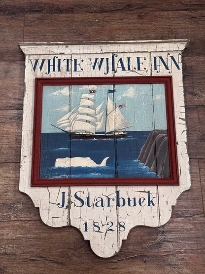 White Whale Inn Tavern Sign