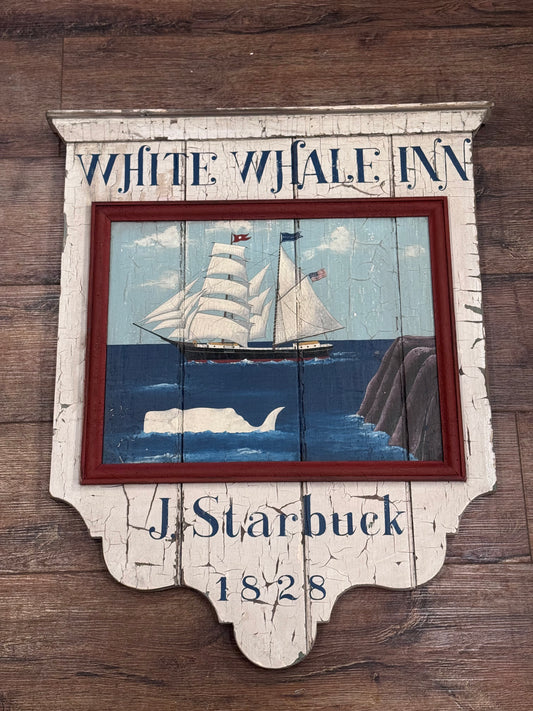 White Whale Inn Tavern Sign