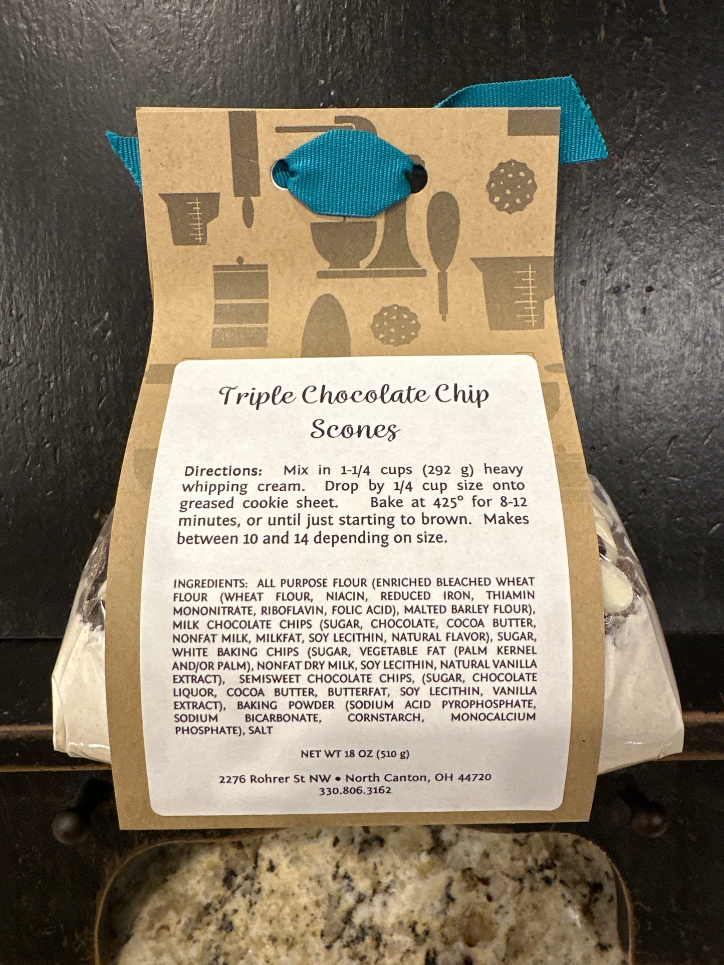 Triple Chocolate Chip Scones from Scratch