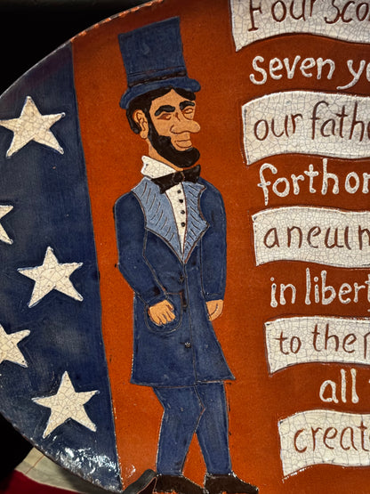 Abe Lincoln Platter David T Smith Summer