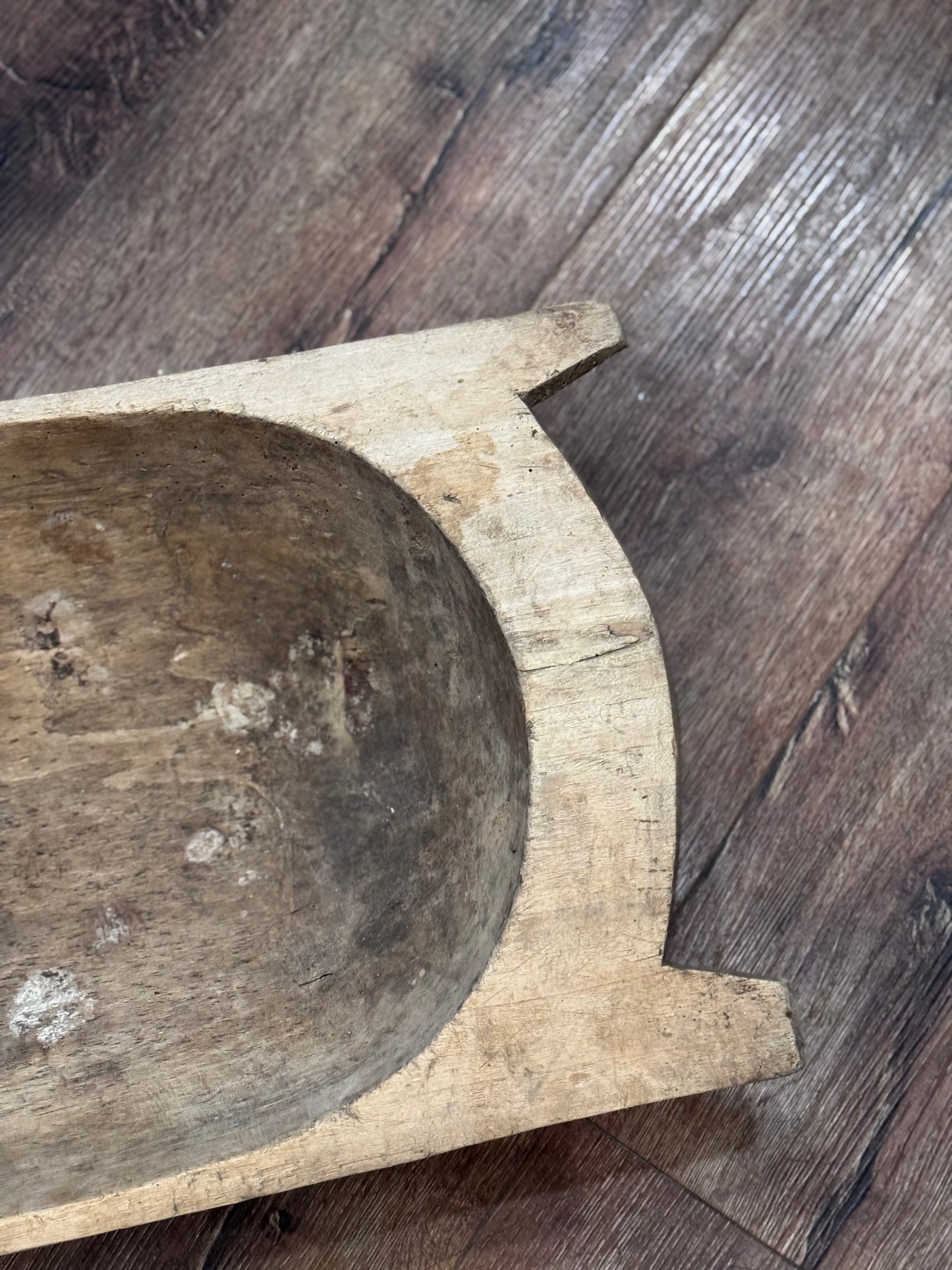 Early Antique Dough Bowl #7