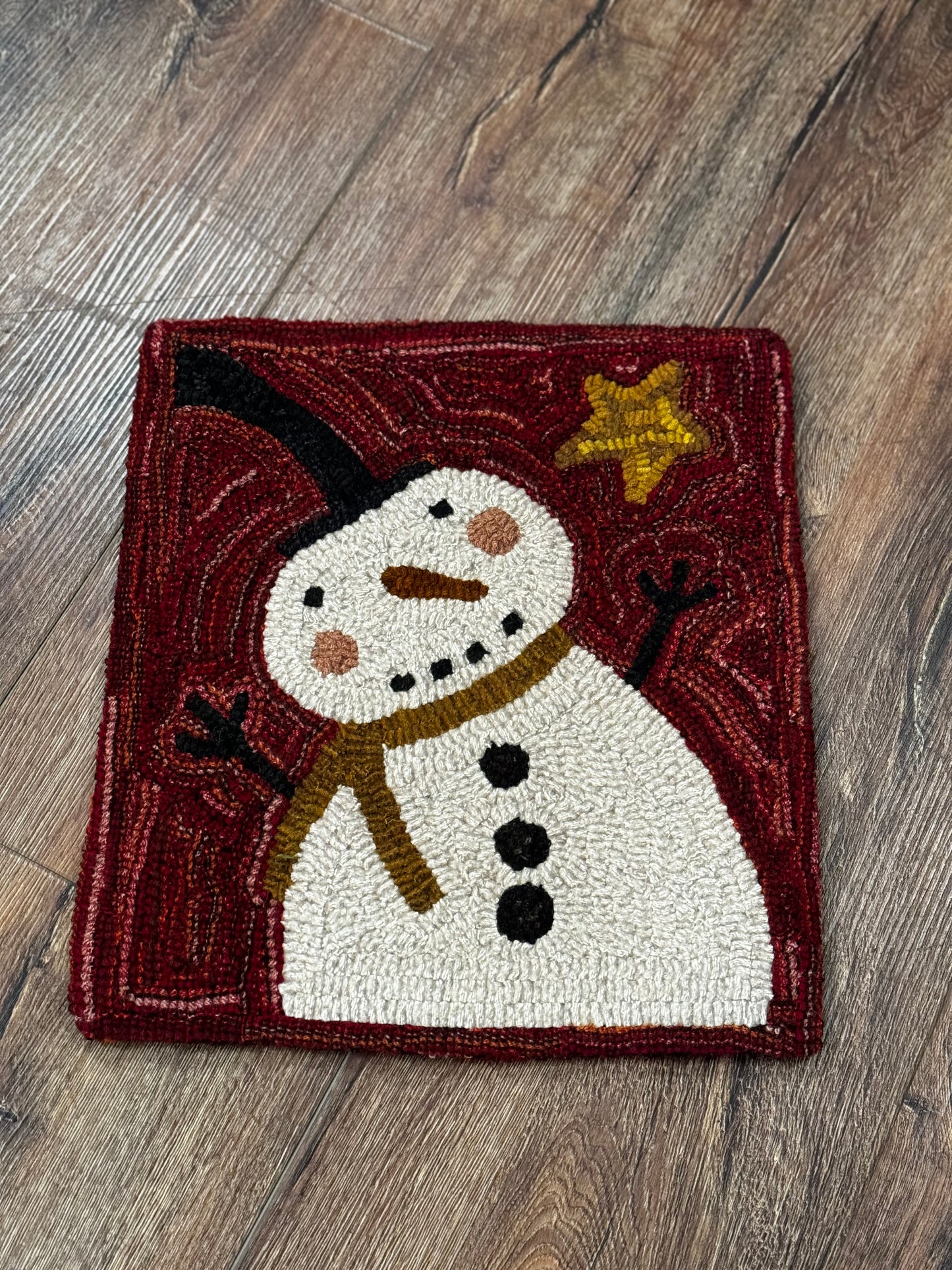 Ohio Made Winter Hooked Rugs