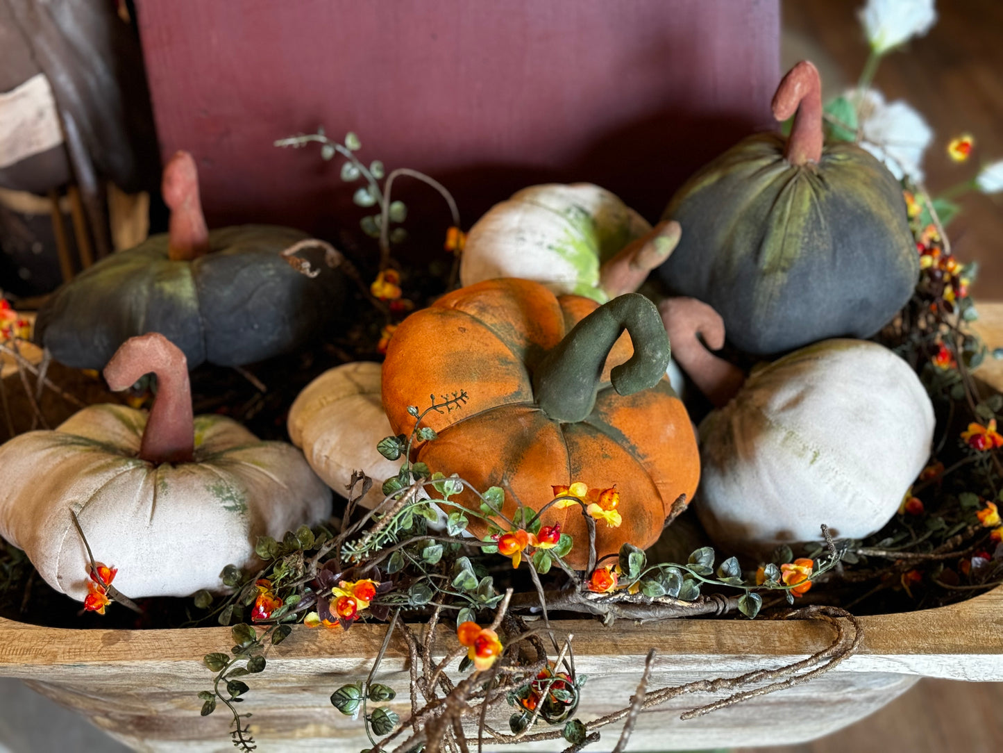 Medium Size stuffed Pumpkins